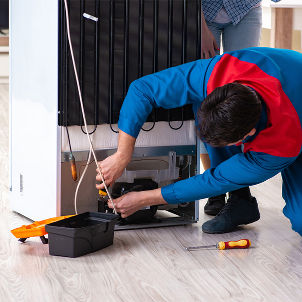 how much do you charge for refrigerator repair services in Harris IA